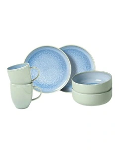 Crafted Breakfast Set 6 Piece in Blueberry
