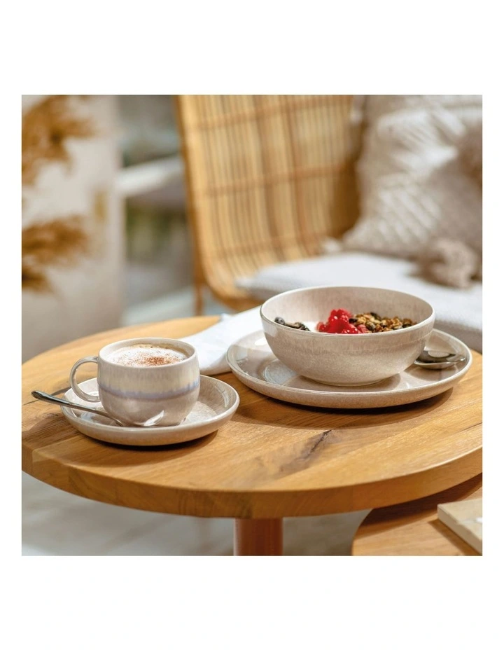 Perlemor Saucer Coffee Cup 16cm in Sand image 4