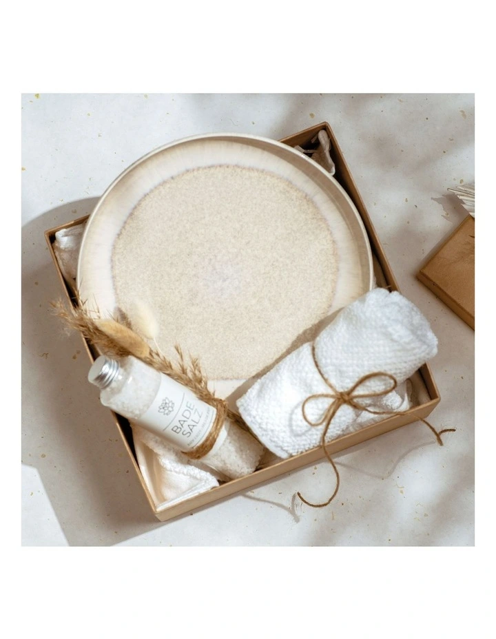 Perlemor Salad Plate 24cm in Sand image 2
