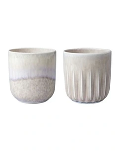 Perlemor Mug Set 2 Pieces in Sand