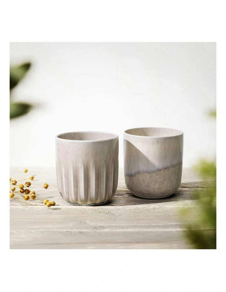 Perlemor Mug Set 2 Pieces in Sand image 2
