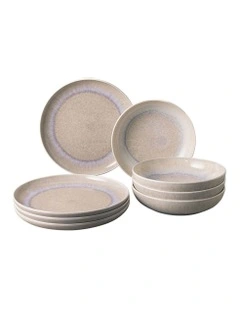 Perlemor Dinner Set 8Pieces in Sand