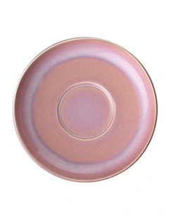 Perlemor Saucer Coffee Cup 16cm in Coral