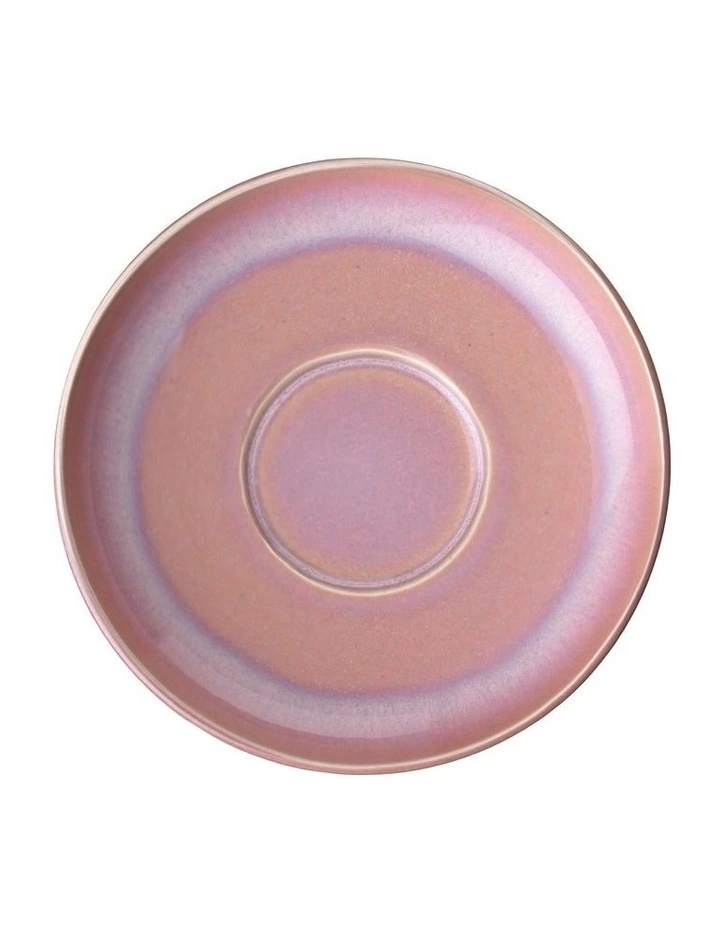 Perlemor Saucer Coffee Cup 16cm in Coral image 1