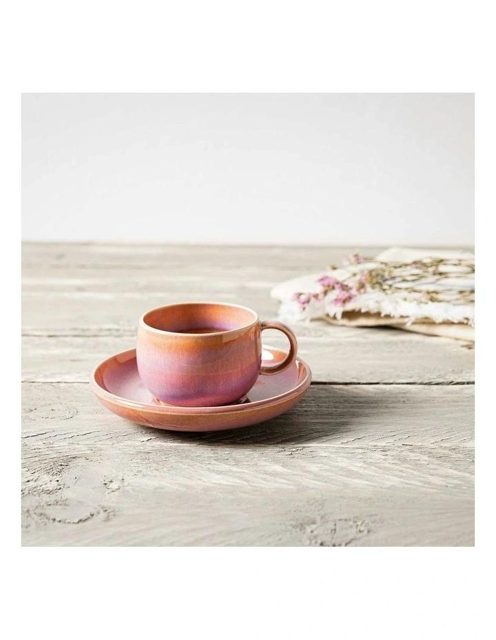 Perlemor Espresso Cup 100ml in Coral image 4