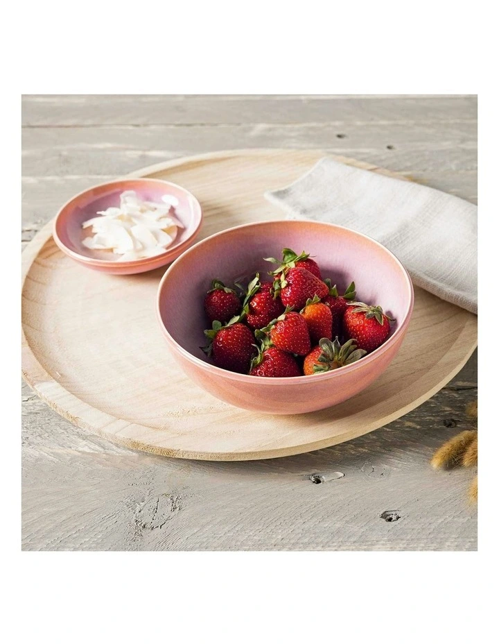Perlemor Bowl 550ml in Coral image 3