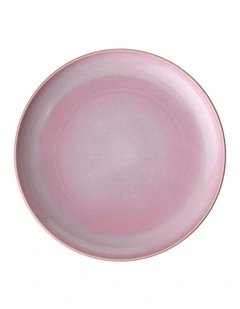 Perlemor Flat Plate 27cm in Coral