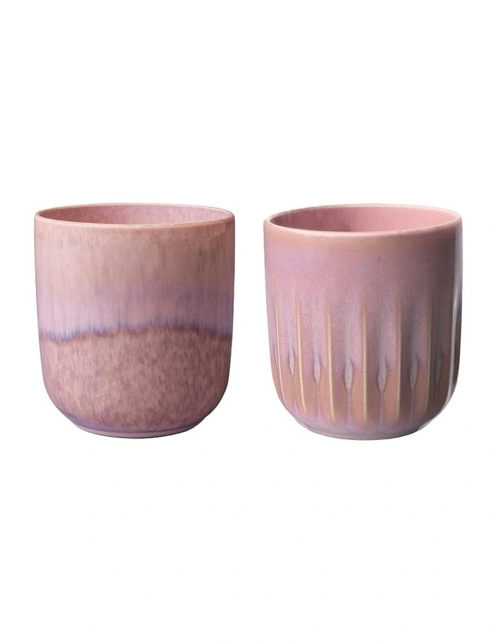 Perlemor Mug 2 Piece Set in Pink image 1