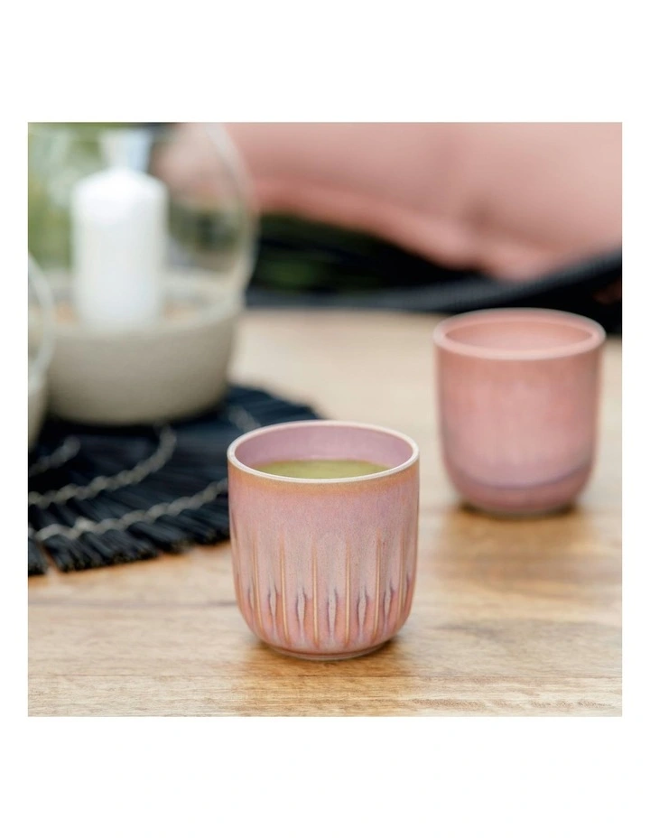 Perlemor Mug 2 Piece Set in Pink image 2