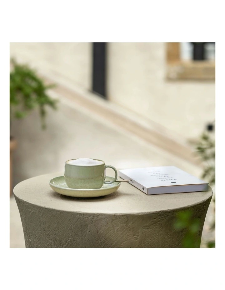 Perlemor Saucer Coffee Cup 16cm in Alga image 3