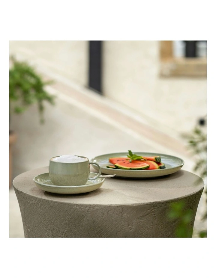 Perlemor Saucer Coffee Cup 16cm in Alga image 5