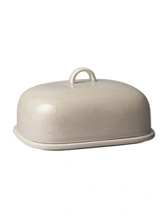 Perlemor Home Covered Butterdish in Orange