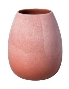 Perlemor Home Drop Large Vase in Orange