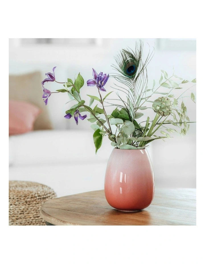 Perlemor Home Drop Large Vase in Orange image 3