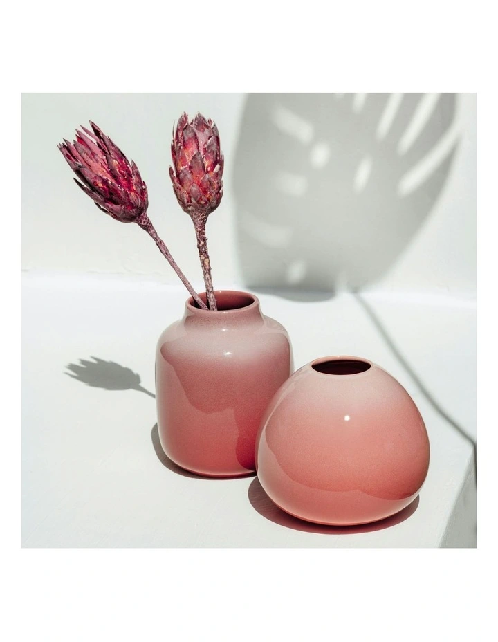 Perlemor Home Drop Small Vase in Orange image 4