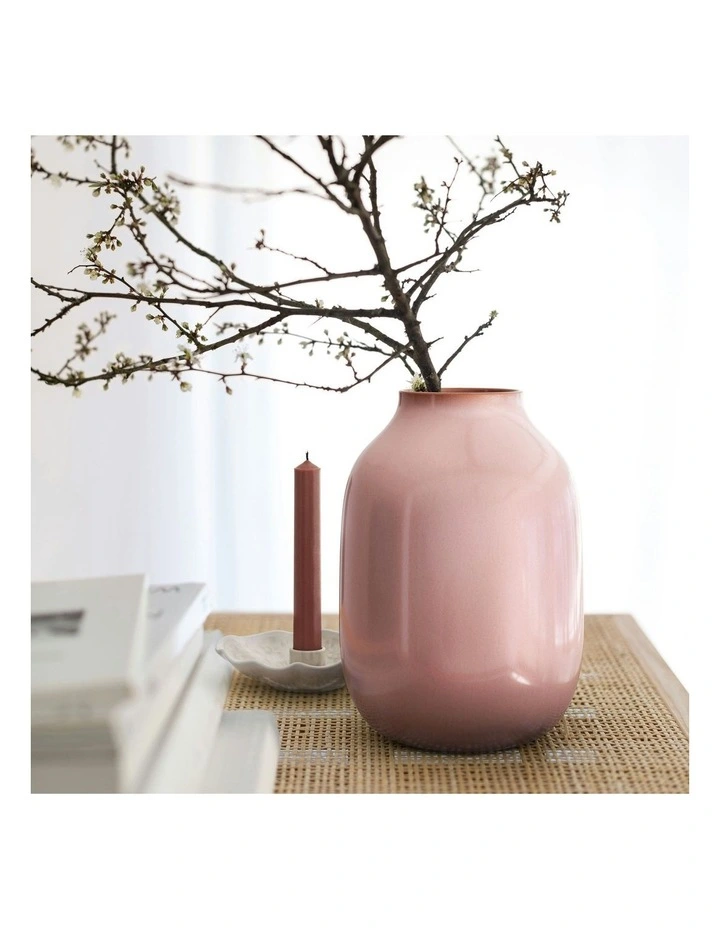 Perlemor Home Nek Large Vase in Orange image 3