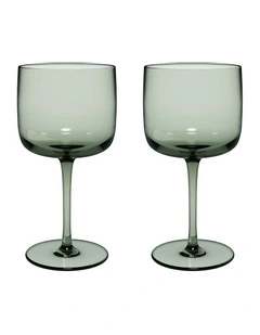 Wine Goblet 2 Piece Set in Sage