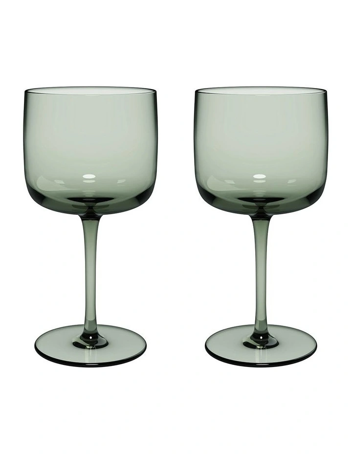 Wine Goblet 2 Piece Set in Sage image 1