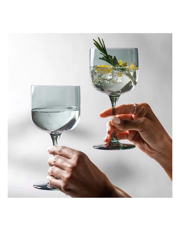 Wine Goblet 2 Piece Set in Sage image 3