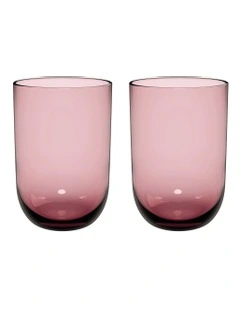 Longdrink Tumbler 2 Piece Set in Purple