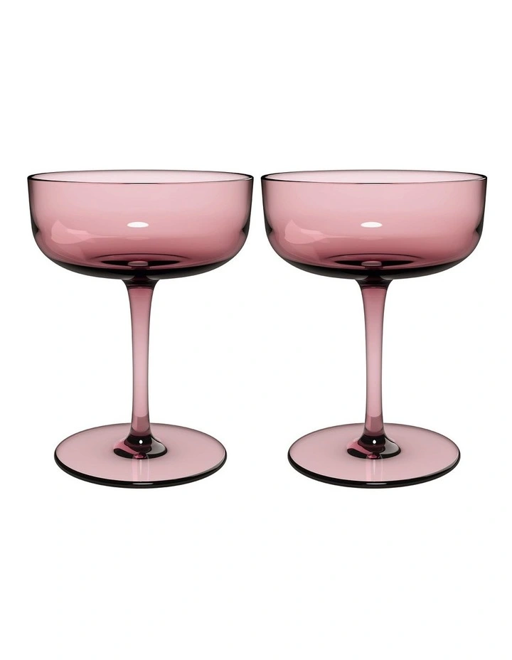 Champagne Dessert Bowl Set of 2 in Purple image 1