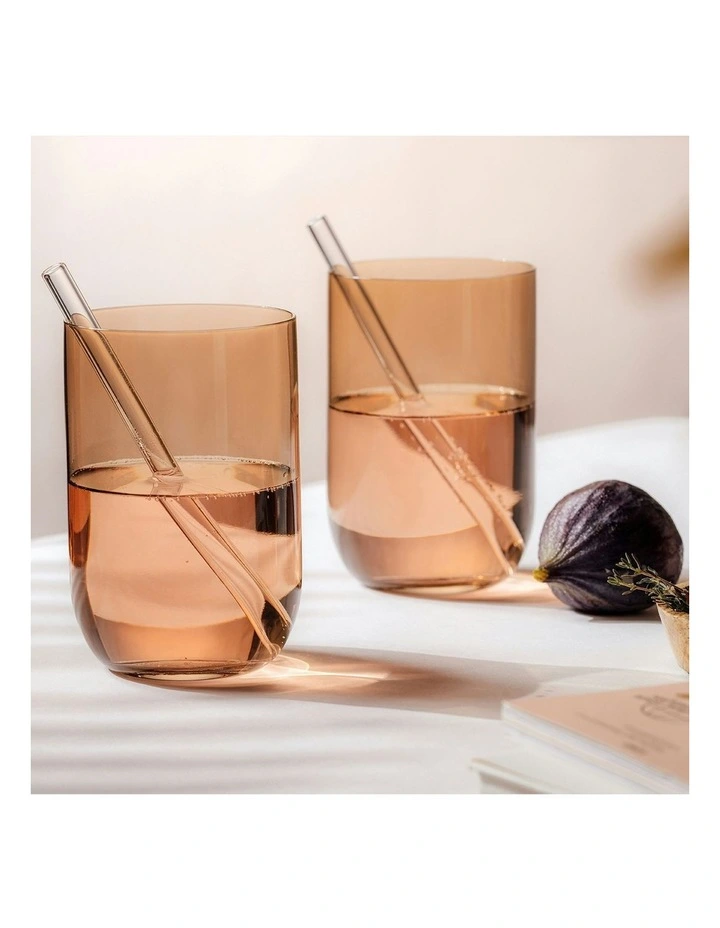 Like Clay Longdrink Tumbler 2 Piece Set in Orange image 2