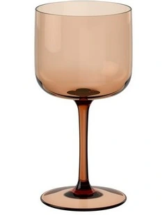Like Clay Wine Goblet 2 Piece Set in Orange