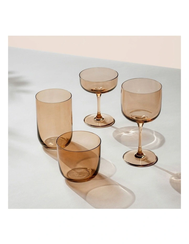 Like Clay Wine Goblet 2 Piece Set in Orange image 4