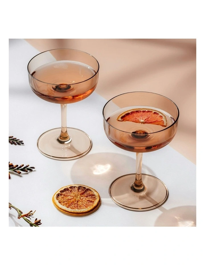 Champagne Dessert Bowl Set of 2 in Orange image 3