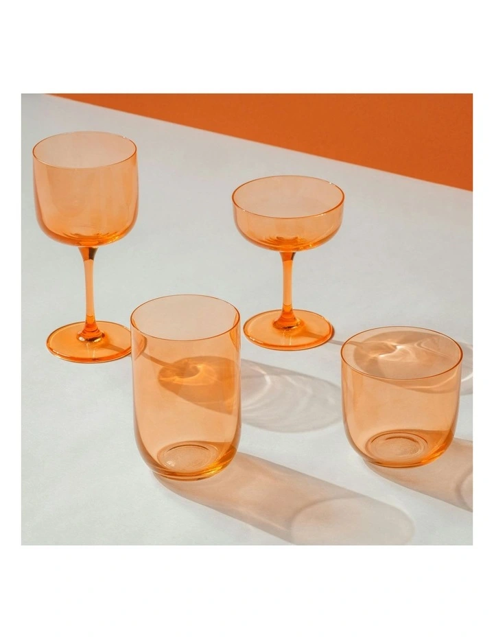 Water Glass 2 Piece Set in Orange image 4