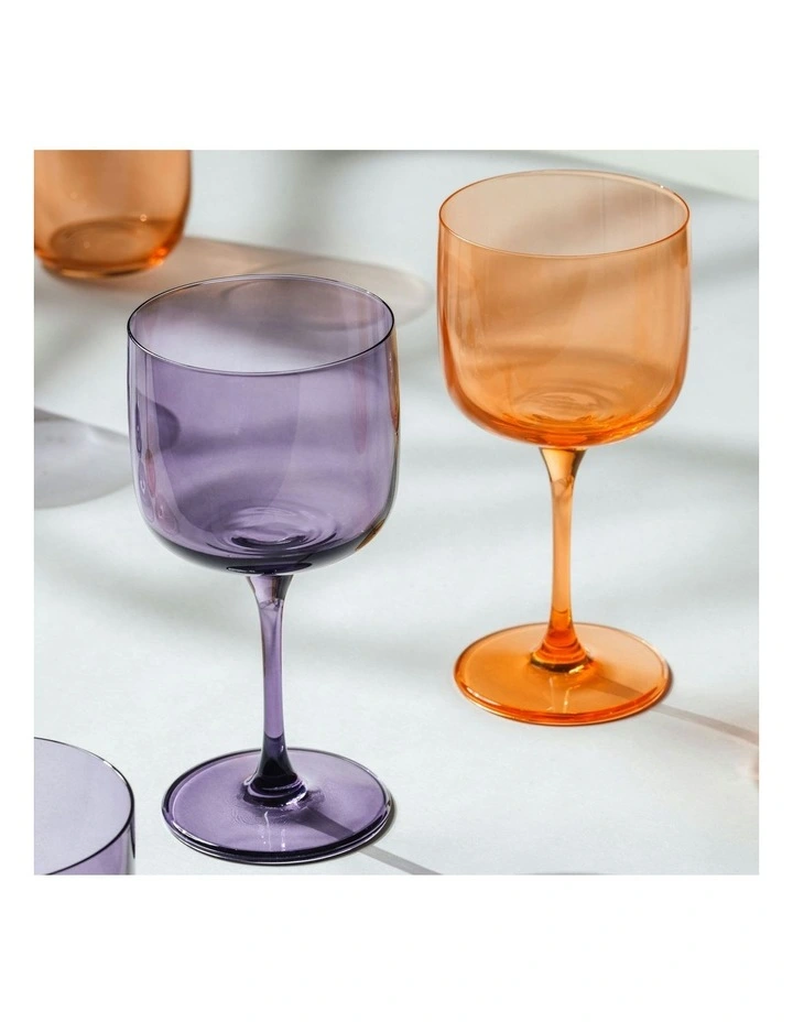 Wine Goblet 2 Piece Set in Orange image 5