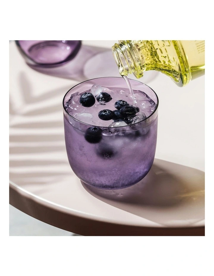Water Glass 2 Piece Set in Lavender image 3