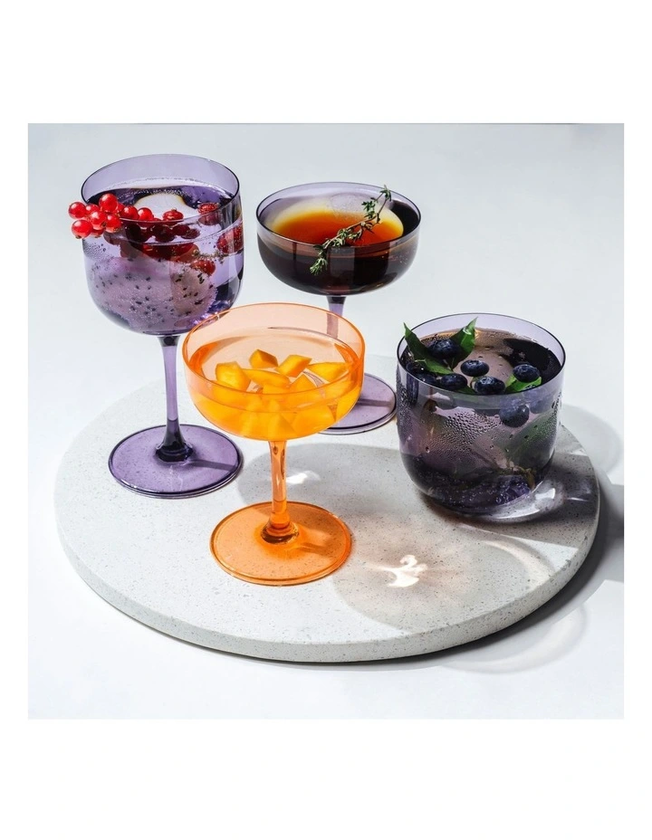 Water Glass 2 Piece Set in Lavender image 4