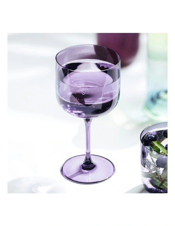 Wine Goblet 2 Piece Set in Lavender image 3