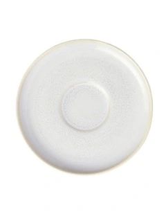 Crafted Cotton Saucer Coffee Cup 15cm in Cream