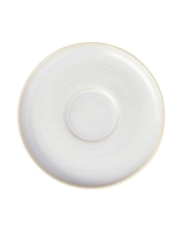 Crafted Cotton Saucer Coffee Cup 15cm in Cream image 1