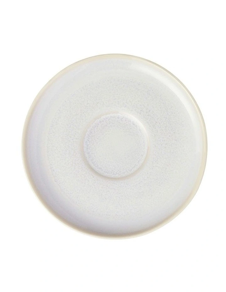 Crafted Cotton Saucer Coffee Cup 15cm in Cream image 2