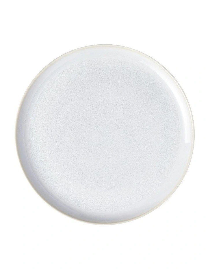 Crafted Cotton Flat Plate 26cm in Cream image 1