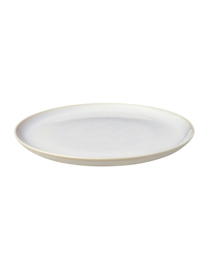 Crafted Cotton Flat Plate 26cm in Cream image 2
