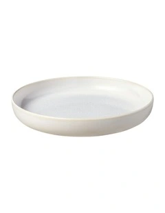 Crafted Cotton Deep Plate 215cm in Cream