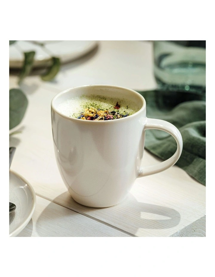 Crafted Cotton Mug 350ml in Cream image 3