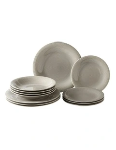 ColLoop Stone Starter Set Plate 12 Pieces in Sand