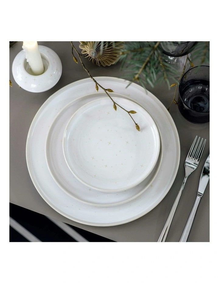 Winter Glow Salad Plate 21cm in White image 3