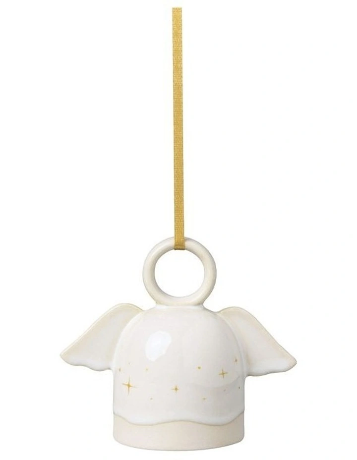 Winter Glow Ornament Angel in White image 1