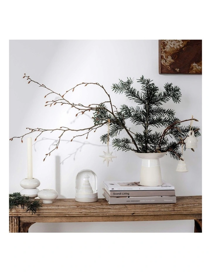 Winter Glow Ornament Star in White image 3