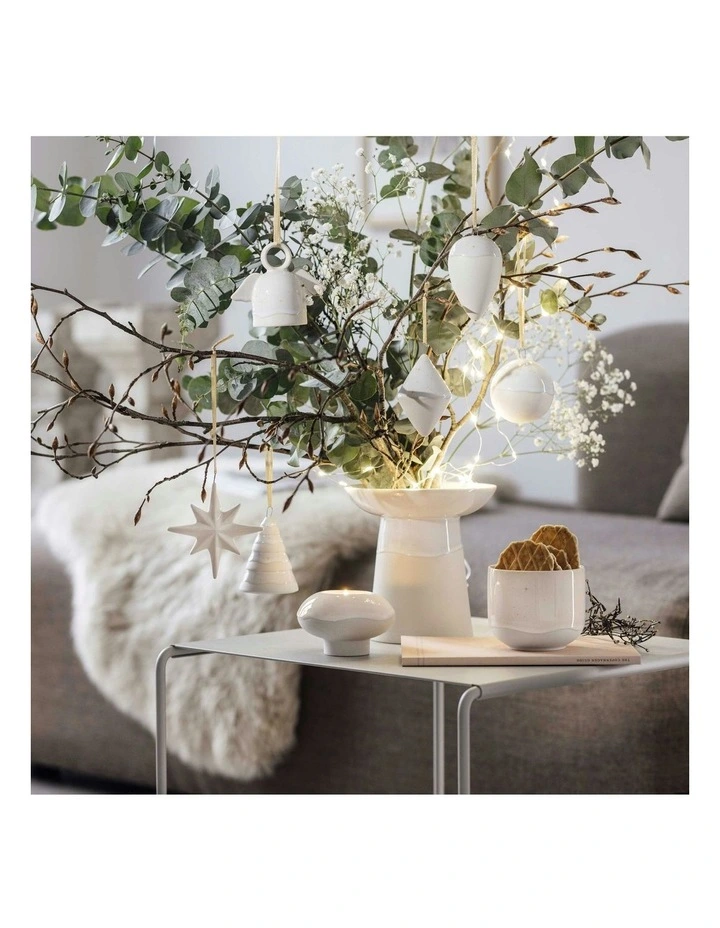 Winter Glow Ornament Star in White image 4