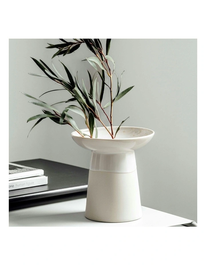 Winter Glow Vase in White image 3