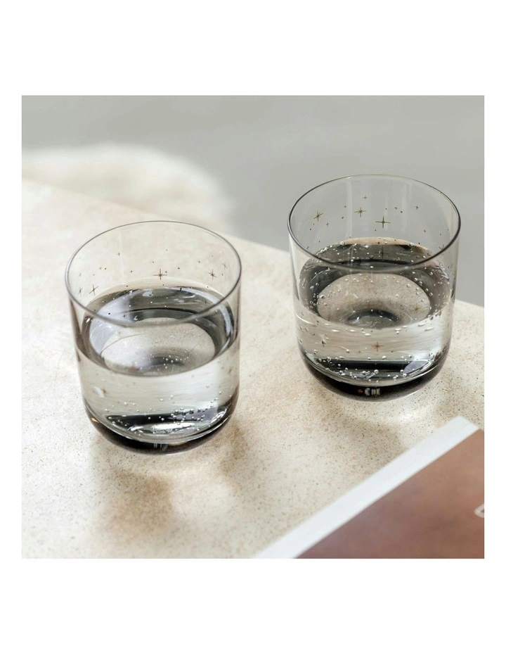 Winter Glow Water Glass Set 2 Pieces in White image 2