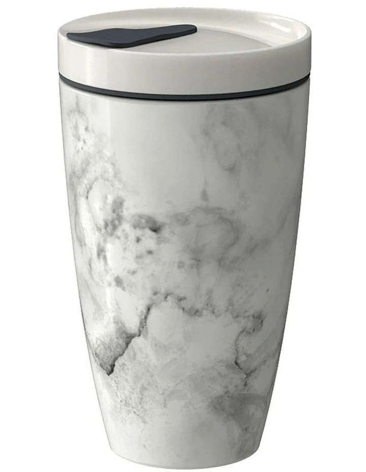 Coffee To Go Mug Marmory 035l in Black/White image 1
