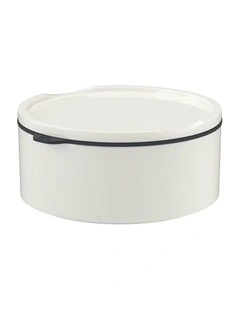 ToGo a ToStay M Round Lunch Box in White